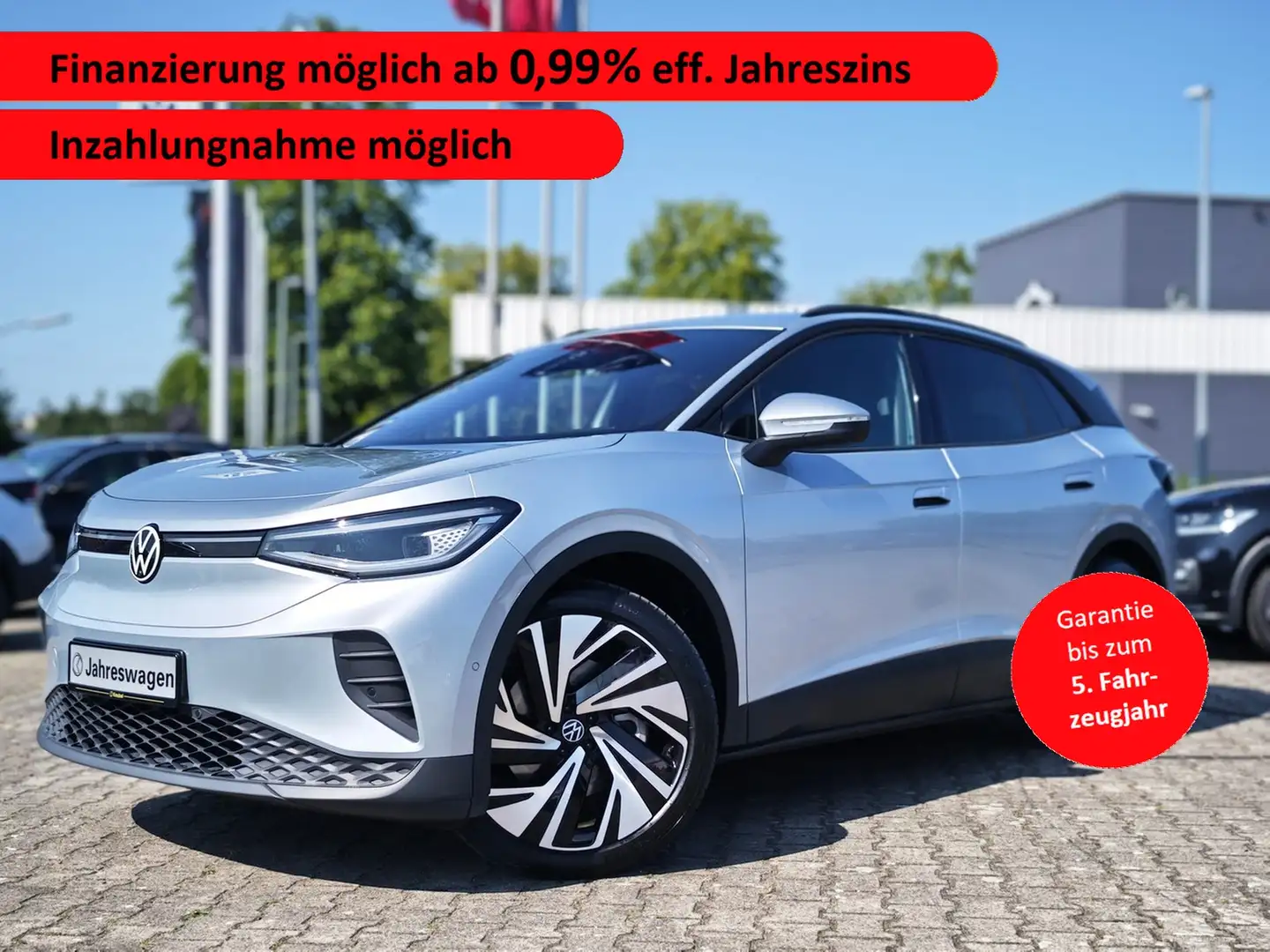 Volkswagen ID.4 Pro ID.4 Pro*AHK*IQ.Light*ACC*SHZ*WäPu Silber - 1