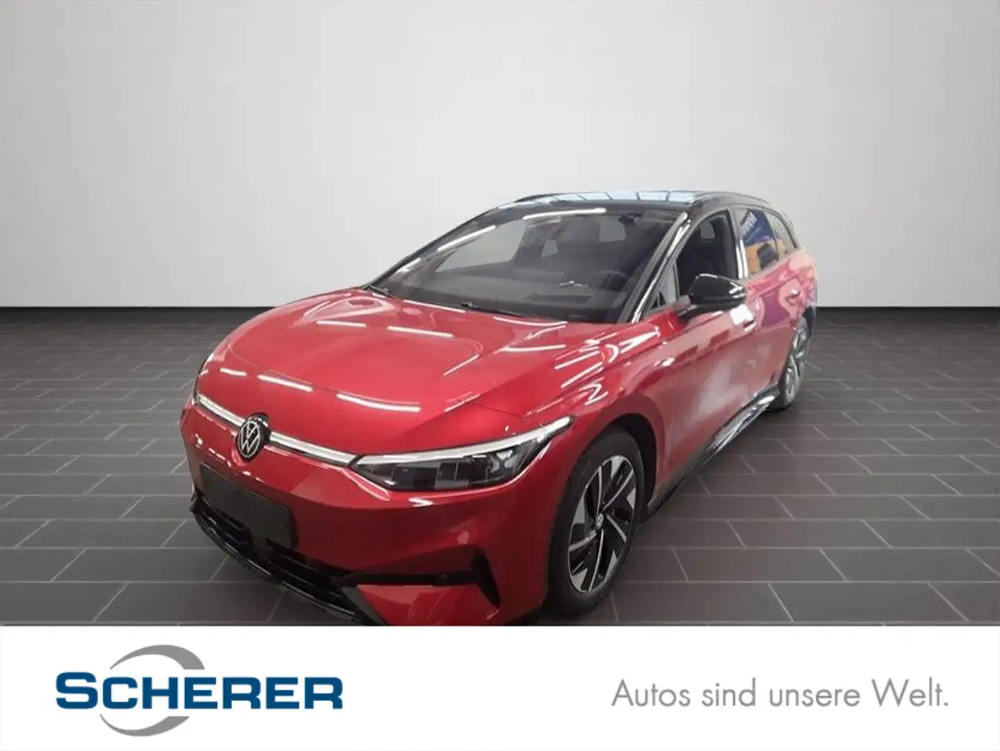 Volkswagen ID.7 Tourer Pro electric 77 kWh AHK/RFK/NAVI/LED Rot - 1