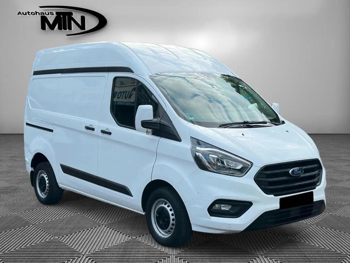 Ford Transit Custom Kasten H2+L1/KLIMA/AHK/1.HAND Weiß - 1