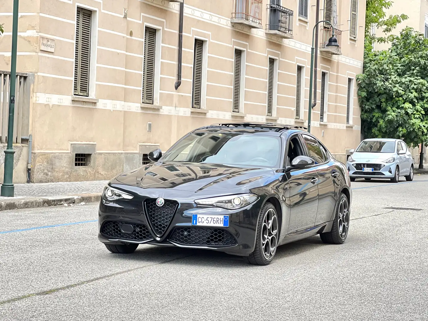 Alfa Romeo Giulia 2.0 TurboB 280cv aut.8 Q4 Veloce Ti UNICA-STRAFULL Nero - 1