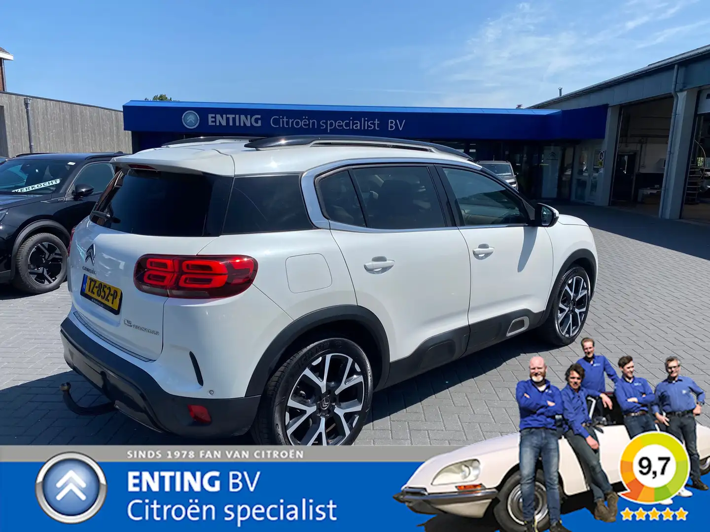 Citroen C5 Aircross 2.0 BlueHDI SHINE PACK SCHUIFDAK GEARBOX PROBLEM Blanc - 2