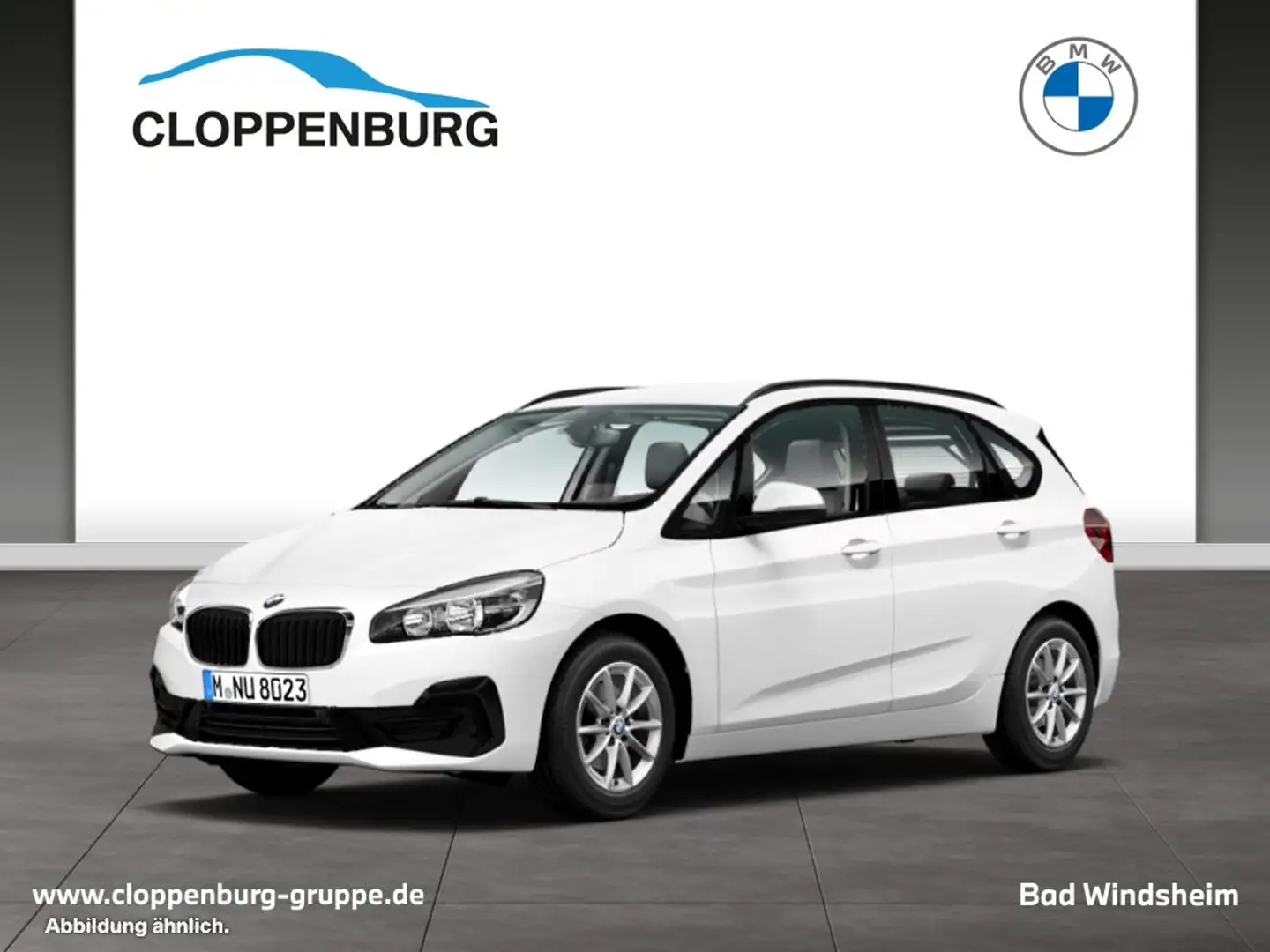 BMW 216 d Active Tourer Advantage Head-Up Tempomat Weiß - 1