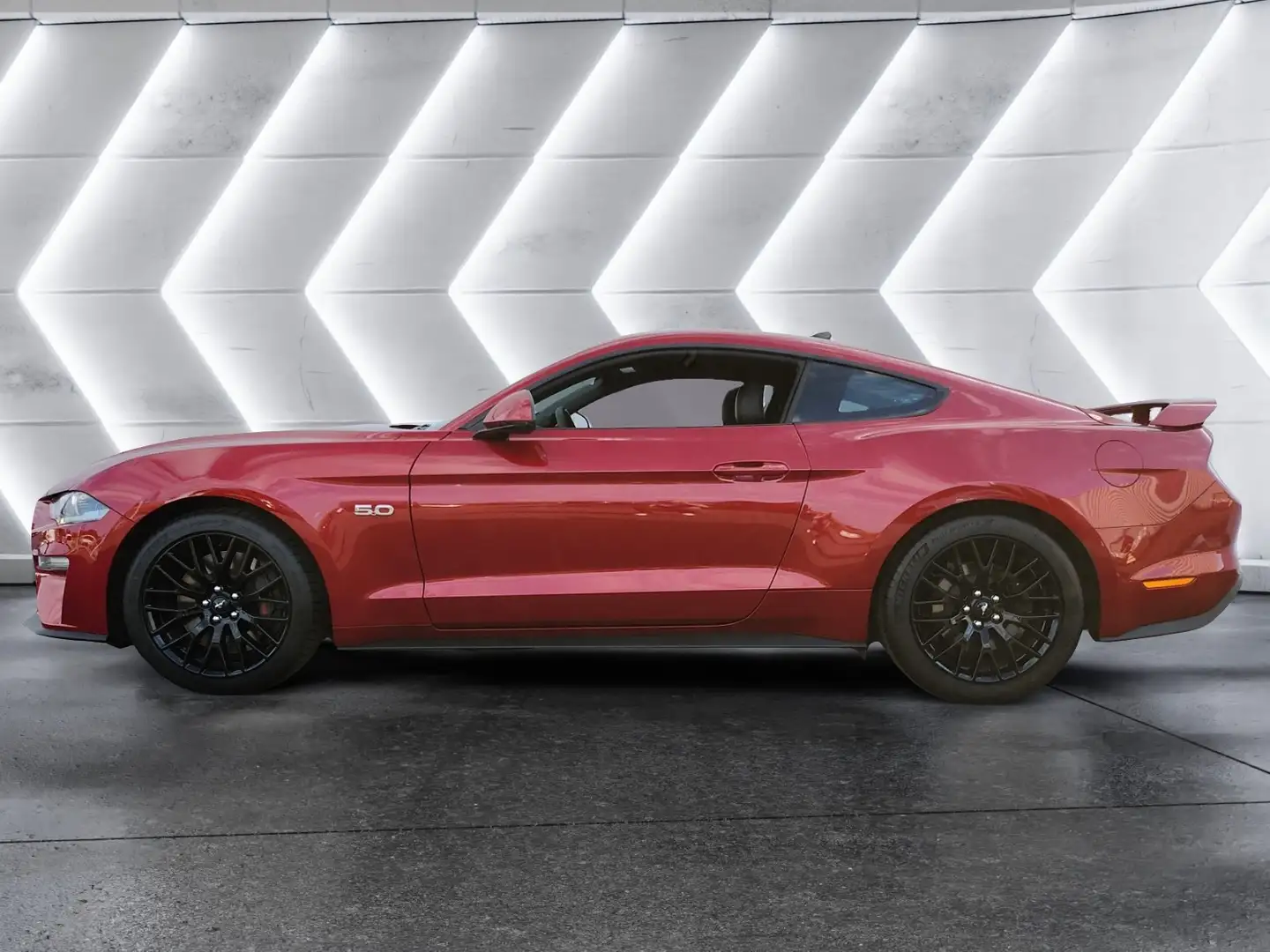 Ford Mustang 5,0 V8 GT Coupe SCHALTUNG Rouge - 2