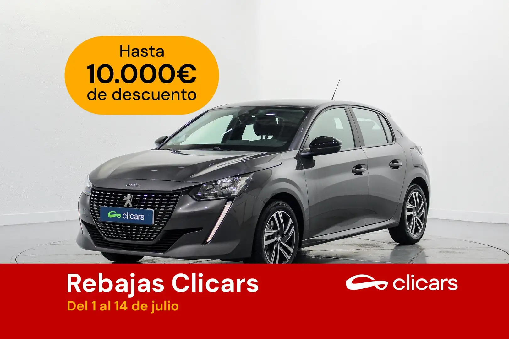 Peugeot 208 1.5 BlueHDi S&S Active Pack 100 Gris - 1
