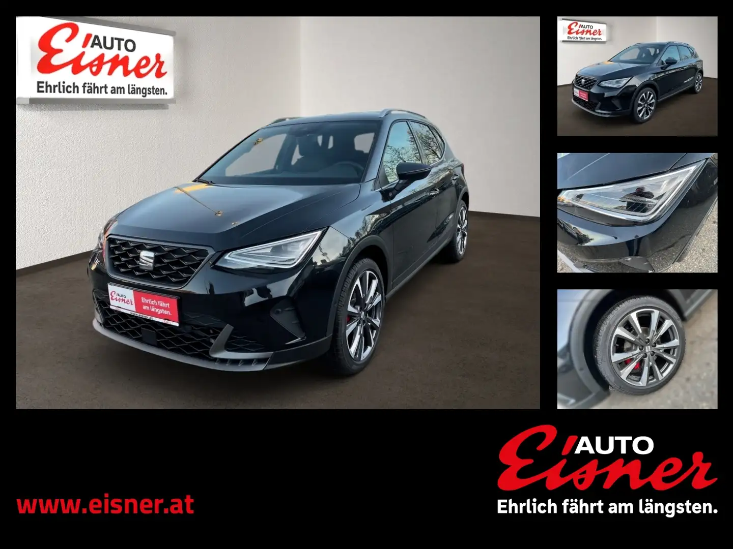 SEAT Arona FR 1,0 TSI ABS ESP Schwarz - 1