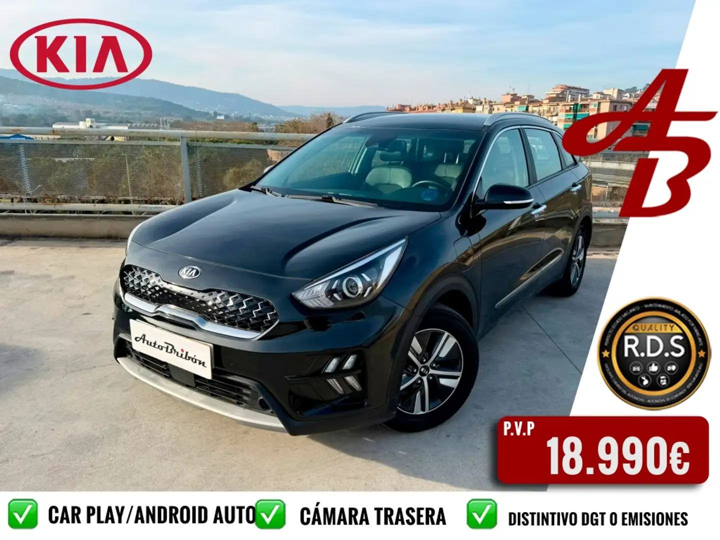 Kia Niro 1.6 PHEV Drive Negro - 1