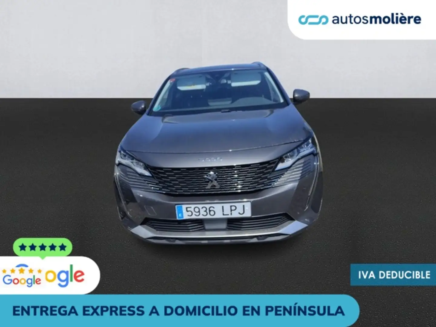 Peugeot 5008 1.6 BlueHDI Allure 7 pl. 120 Gris - 2