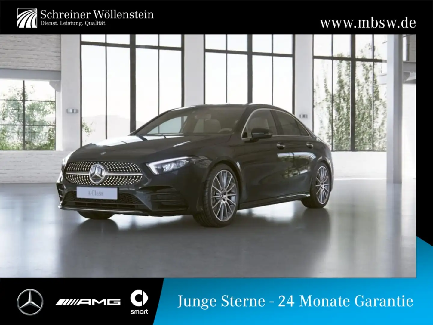 Mercedes-Benz A 250 e Limousine AMG*Ambi*MBUX*CarPlay*AUT*LED Schwarz - 1