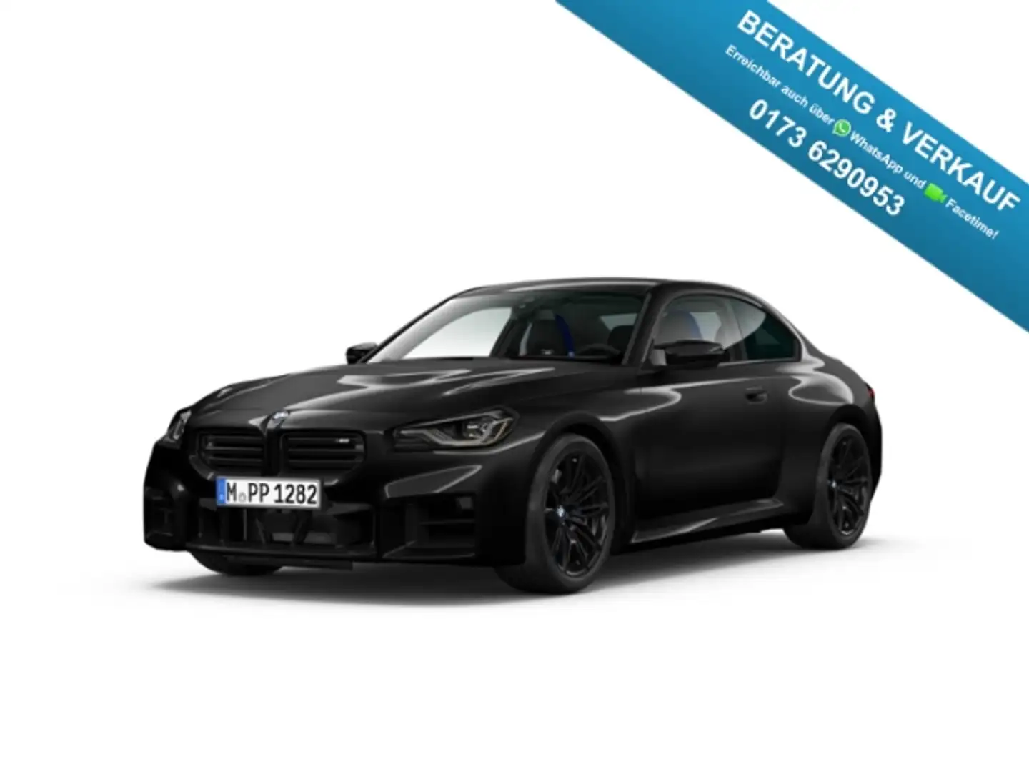 BMW M2 Coupe (ab 20 Sportpaket HUD AD Navi Leder Digitale Schwarz - 1
