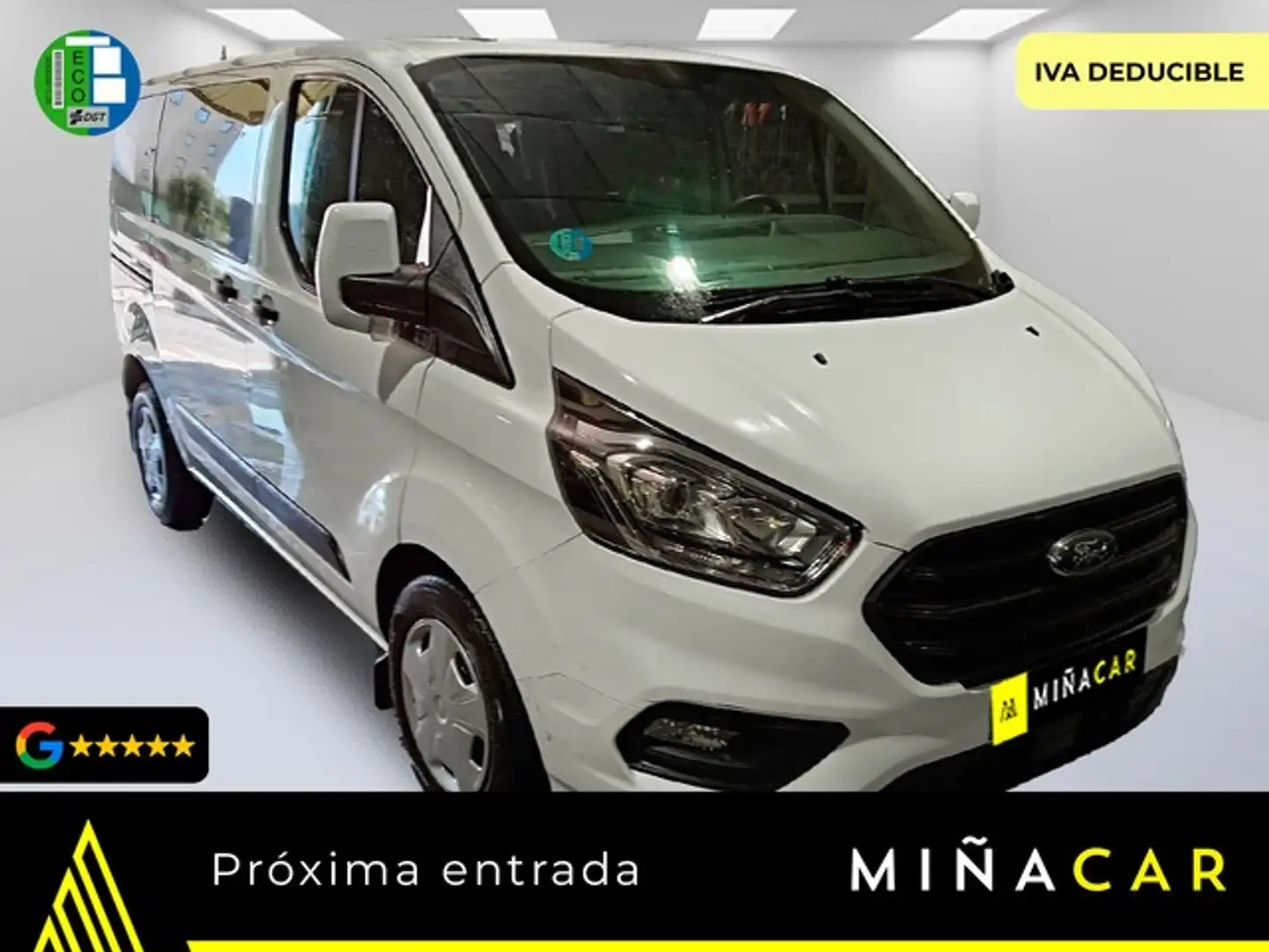 Ford Transit FT 350 EcoBlue Hybrid L2 Kombi Trend 130 Blanc - 1