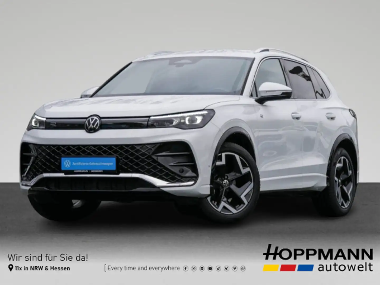 Volkswagen Tiguan nza 1.5TSI R-Line AHK IQ. Light ACC Weiß - 1