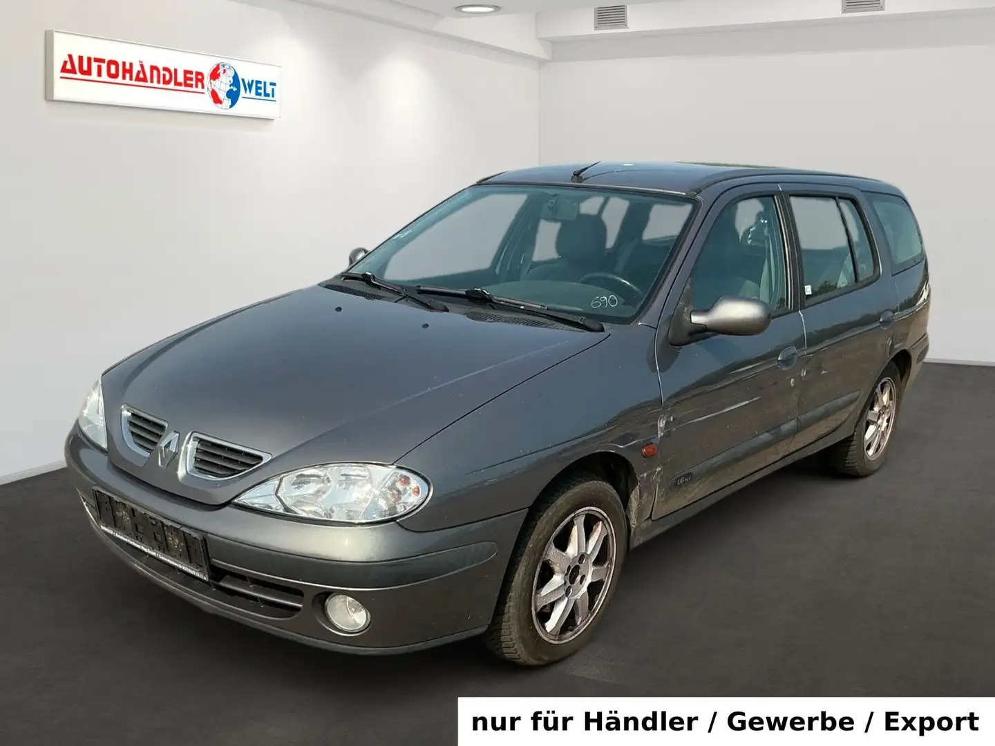 Renault Megane Kombi 1.6 16V T-Leder Klimaanlage Grijs - 1