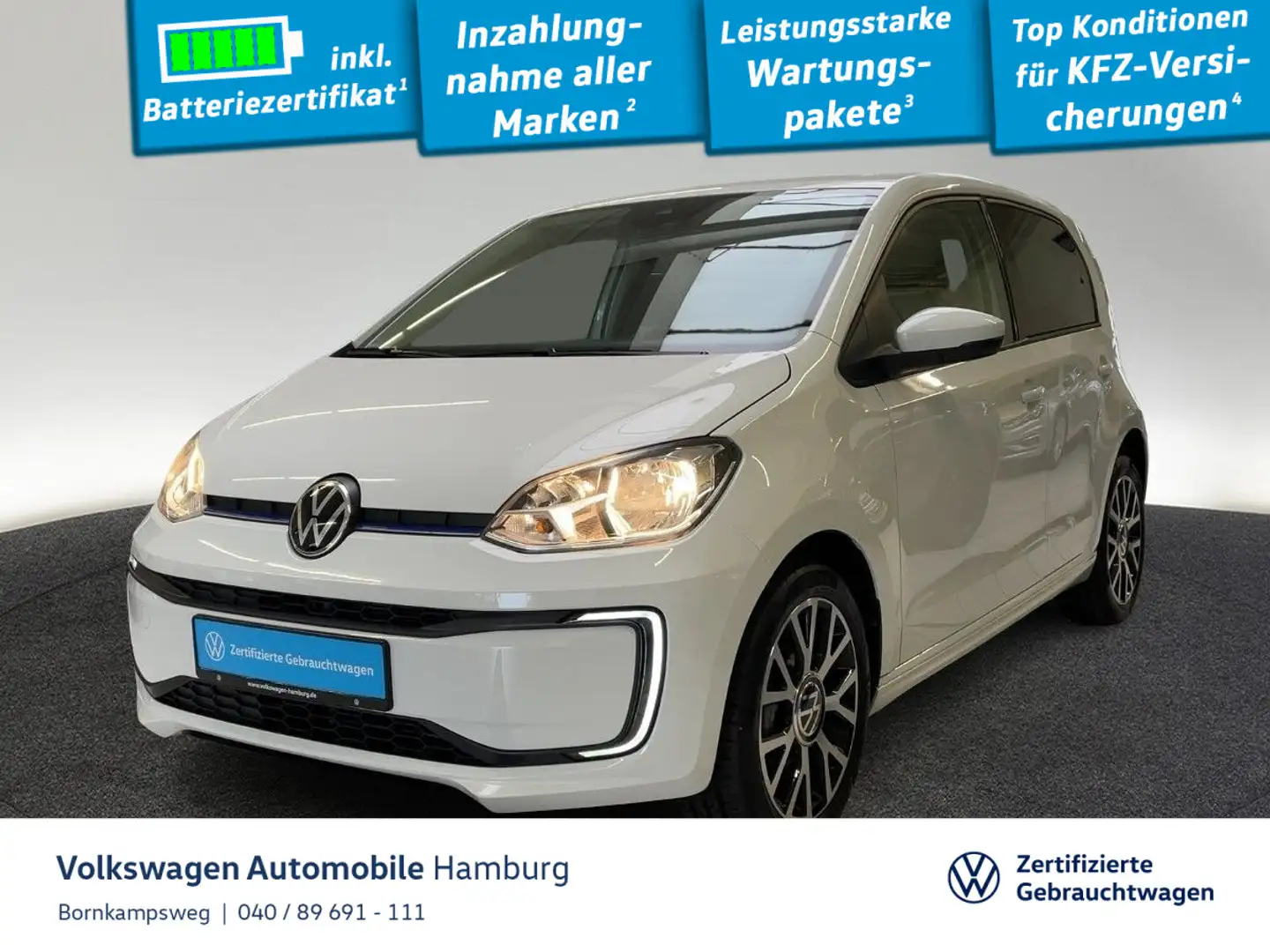 Volkswagen e-up! Move Rückfahrkamera Climatronic Sitzhzg Weiß - 1