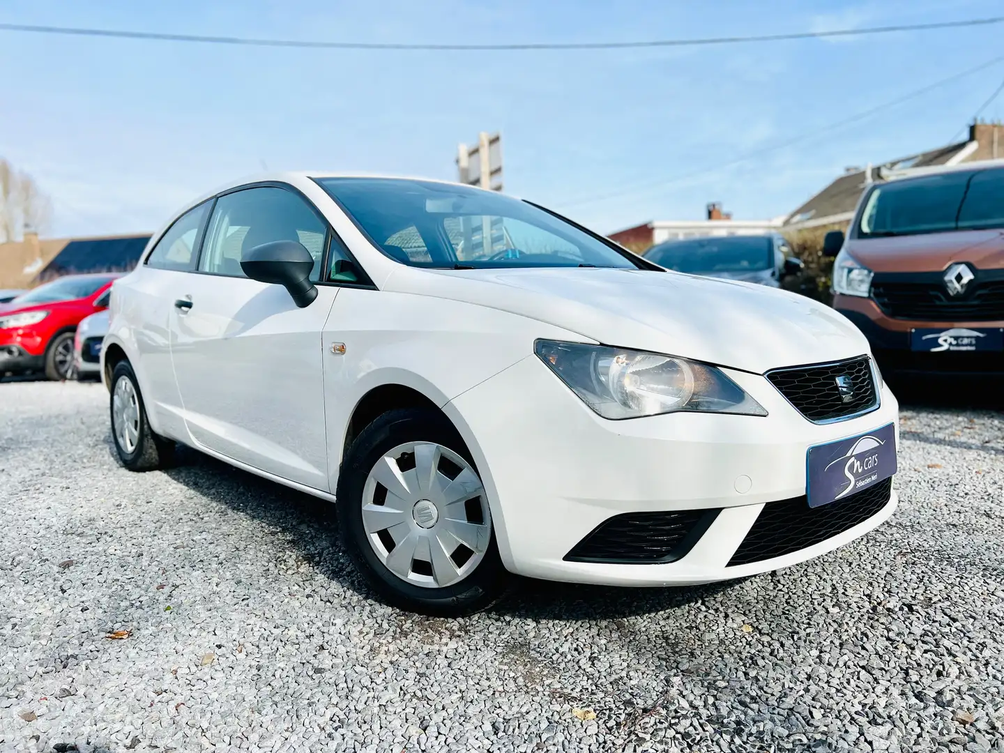 SEAT Ibiza 1.2 CR TDi Reference ***AIRCO*** Weiß - 1