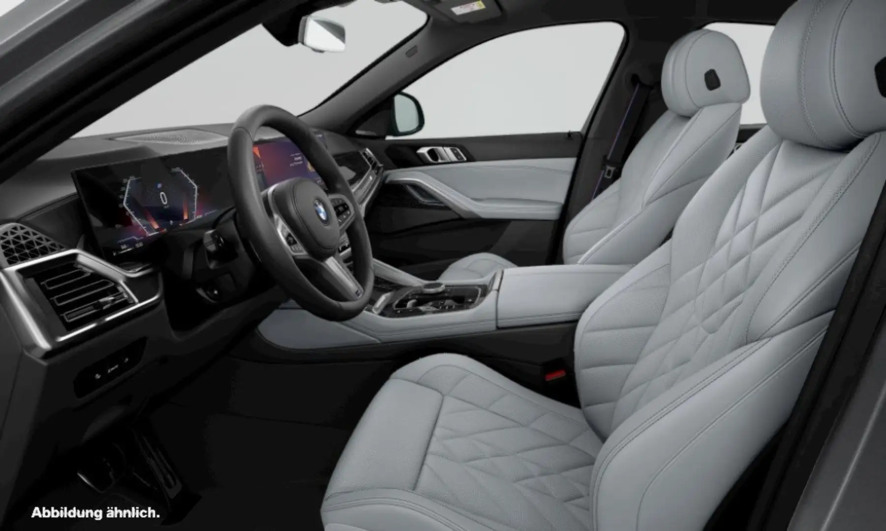 BMW X6 xDrive30d M Sport RFK NAVI LED DAB Gris - 2