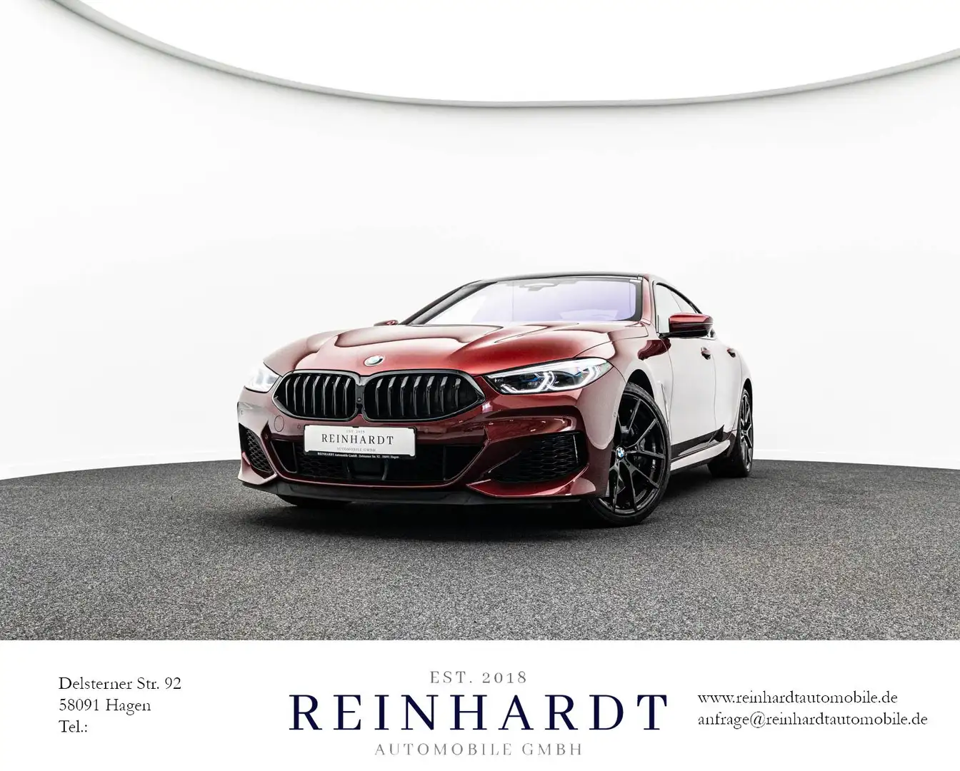 BMW M850 i GRAN COUPE xDRIVE/LSR/M-SITZE/ACC/HuD/PANO Rot - 1