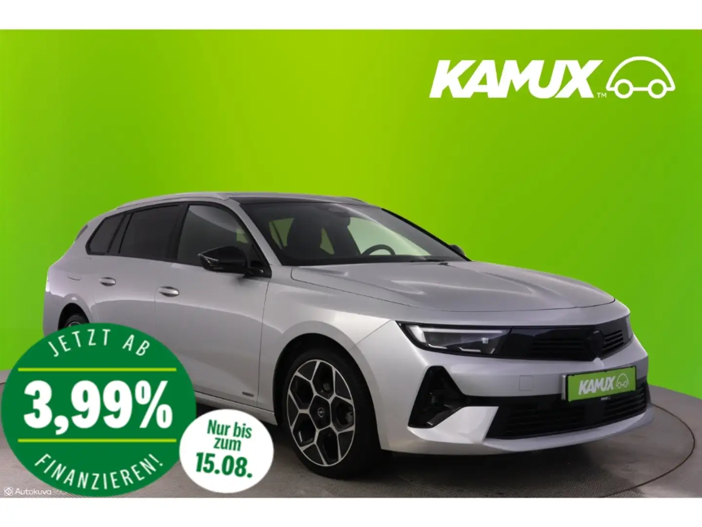 Opel Astra 1.5D ST Aut.GS Line+LED+NAVI+VIRTUAL+HUD Silber - 1