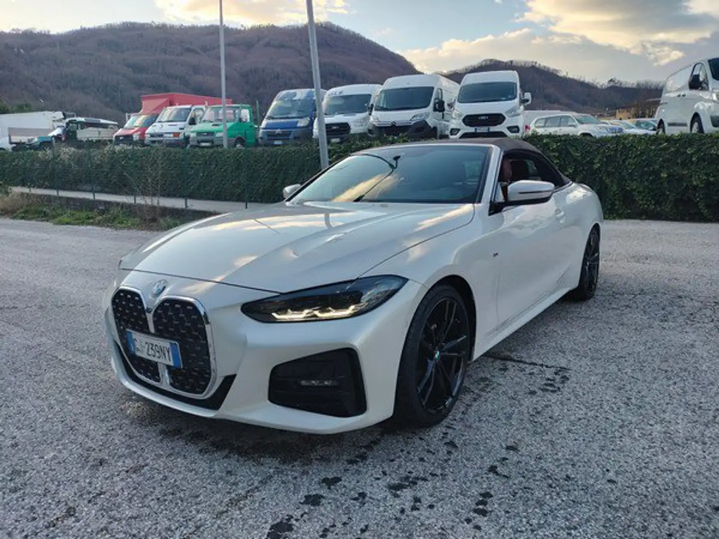 BMW 420 420d 48V Cabrio Msport Bianco - 2