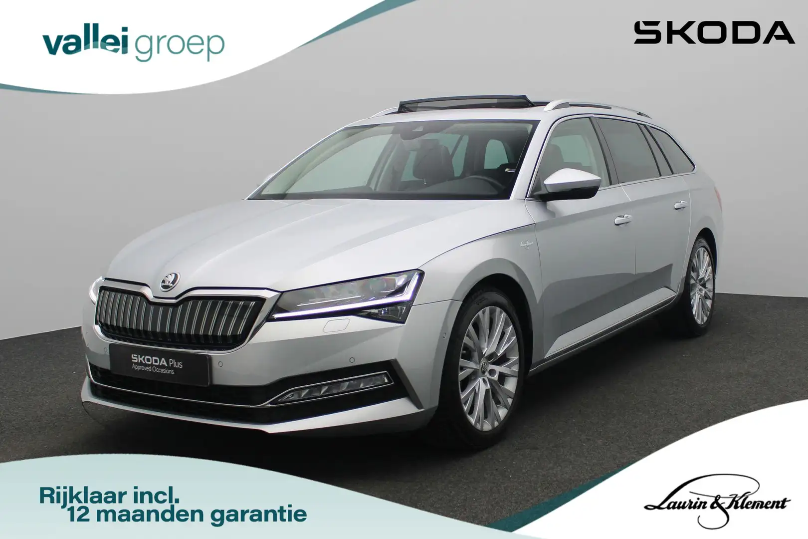 Skoda Superb Combi 1.4 TSI iV 218 pk DSG Laurin & Klement | Pan Grau - 1