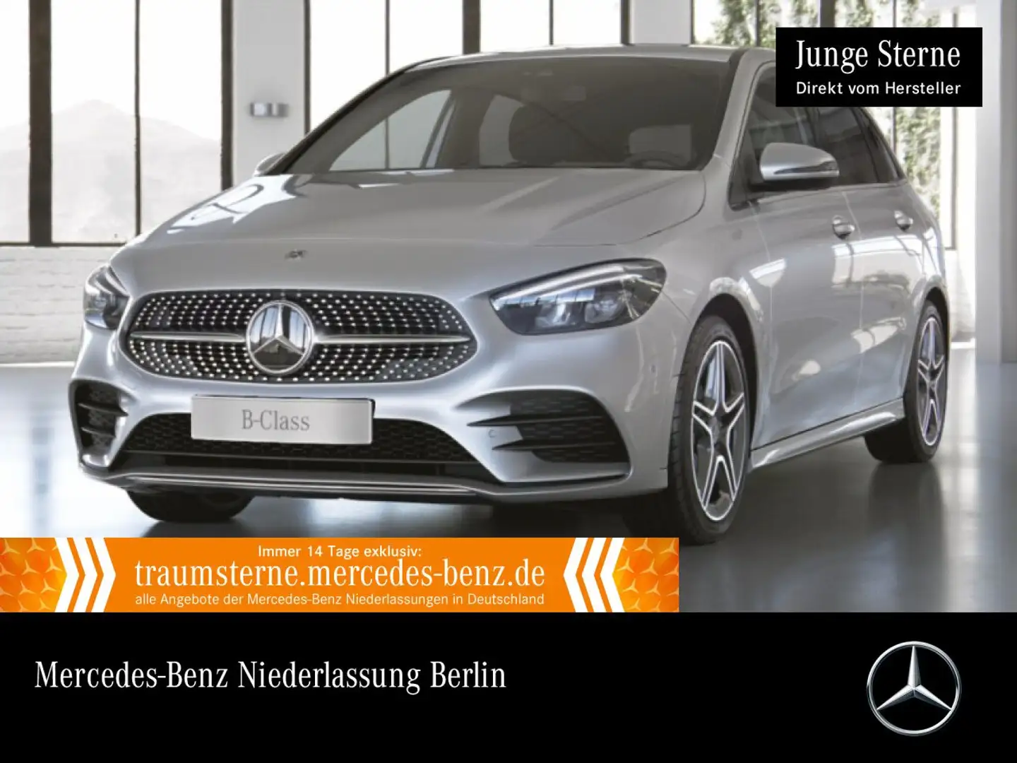 Mercedes-Benz B 200 AMG+LED+KAMERA+TOTW+7G Silber - 1