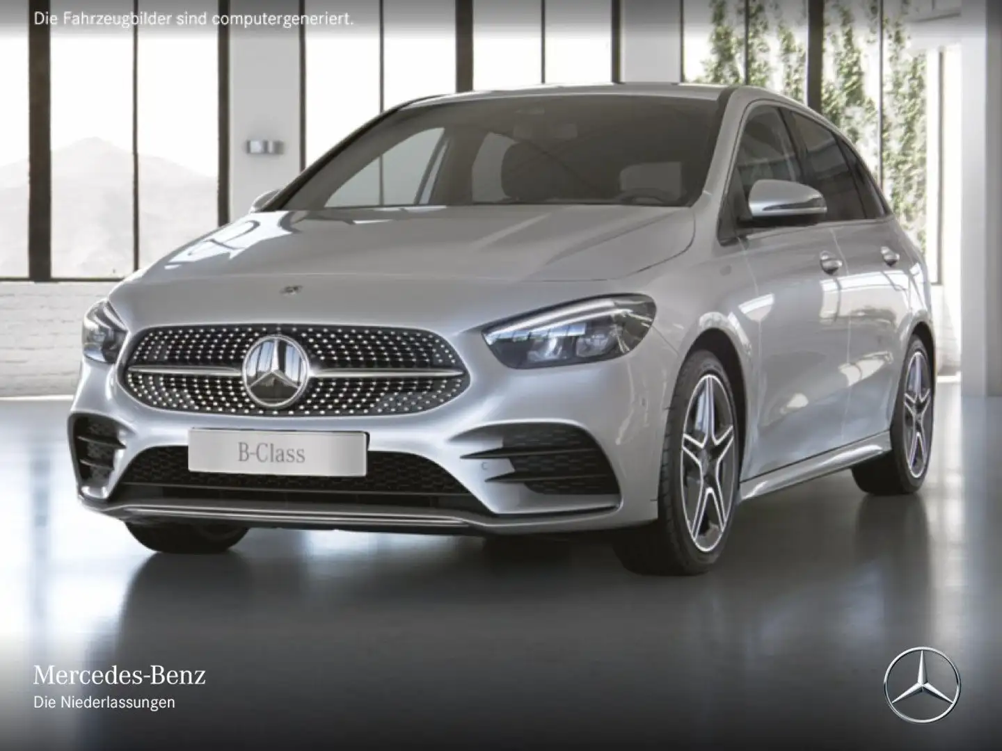 Mercedes-Benz B 200 AMG+LED+KAMERA+TOTW+7G Silber - 2