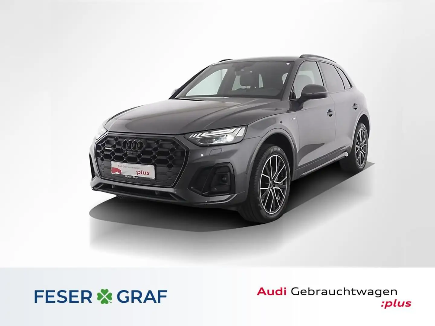 Audi Q5 S line 40 TDI quattro AHK matrix Optikpaket Grau - 1