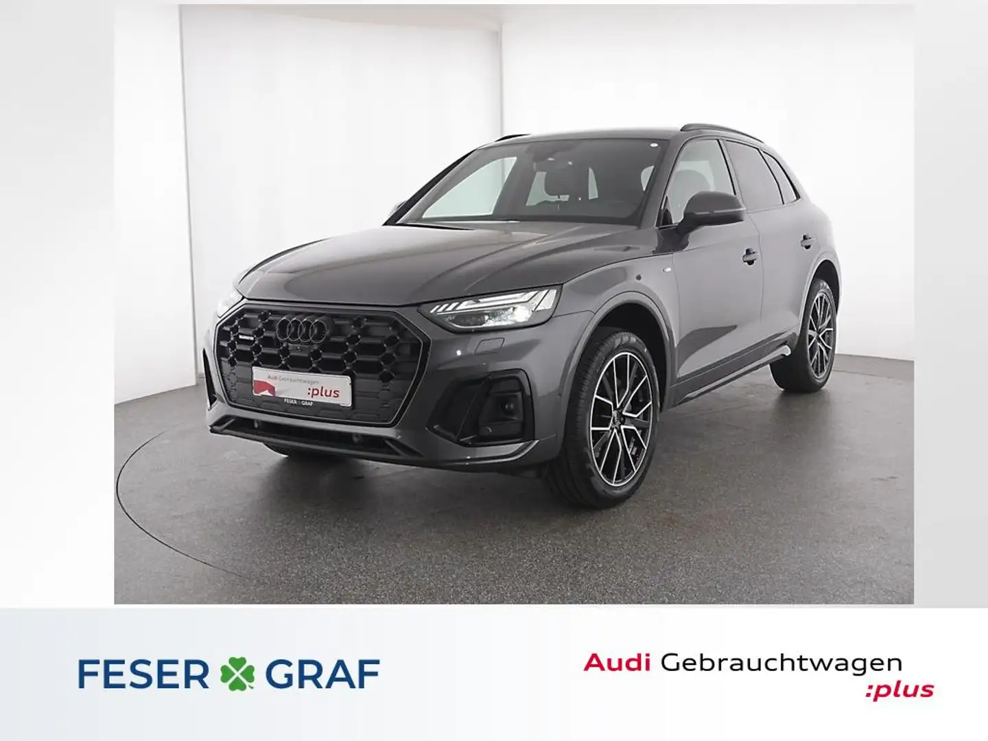 Audi AHK/ matrix LED/ Optikpaket schwarz Grau - 1