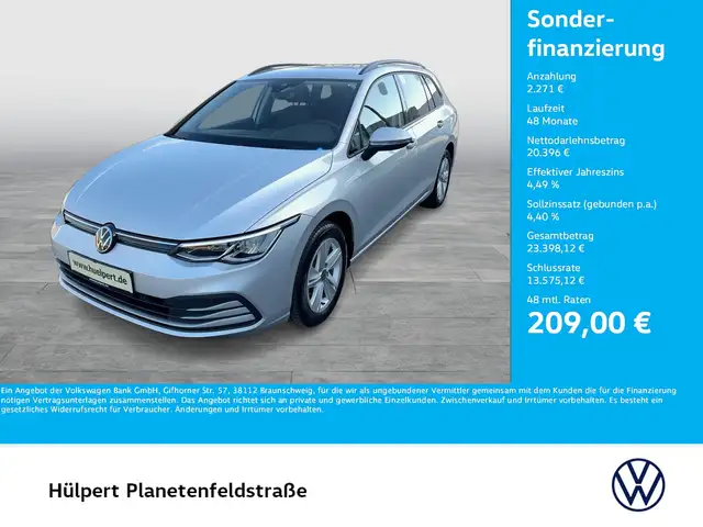 Volkswagen Golf Variant VIII 1.5 eTSI LIFE CAM ACC NAVI ALU