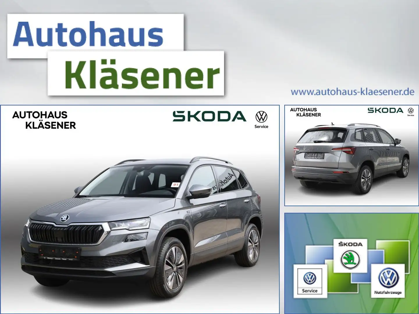Skoda Karoq Drive 1.0 TSI 85 KW AHK MATRIX ASSIST RKAM Grigio - 1