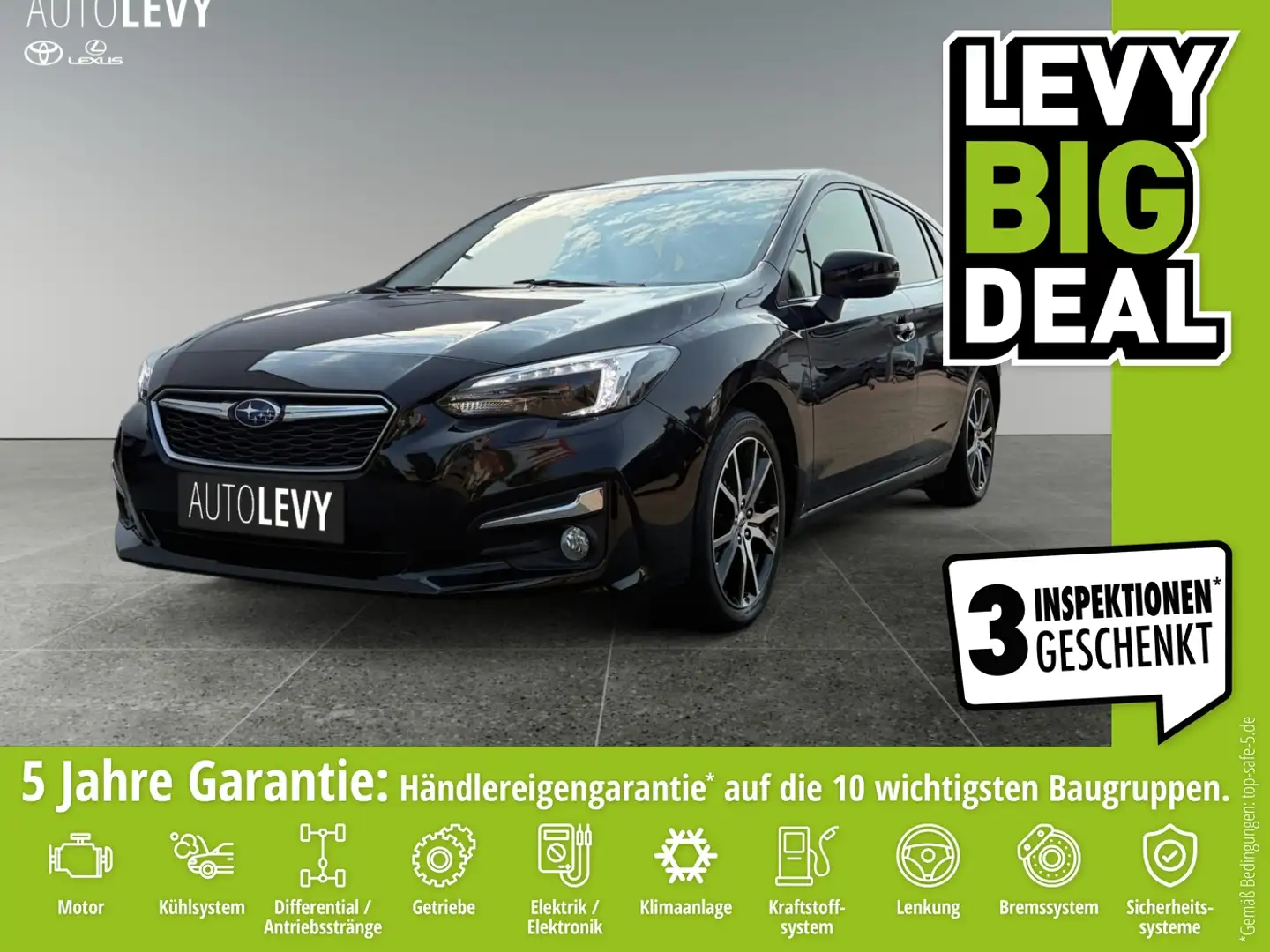 Subaru Impreza 2.0i Comfort Allrad CarPlay*Sitzhzg*LED Schwarz - 1