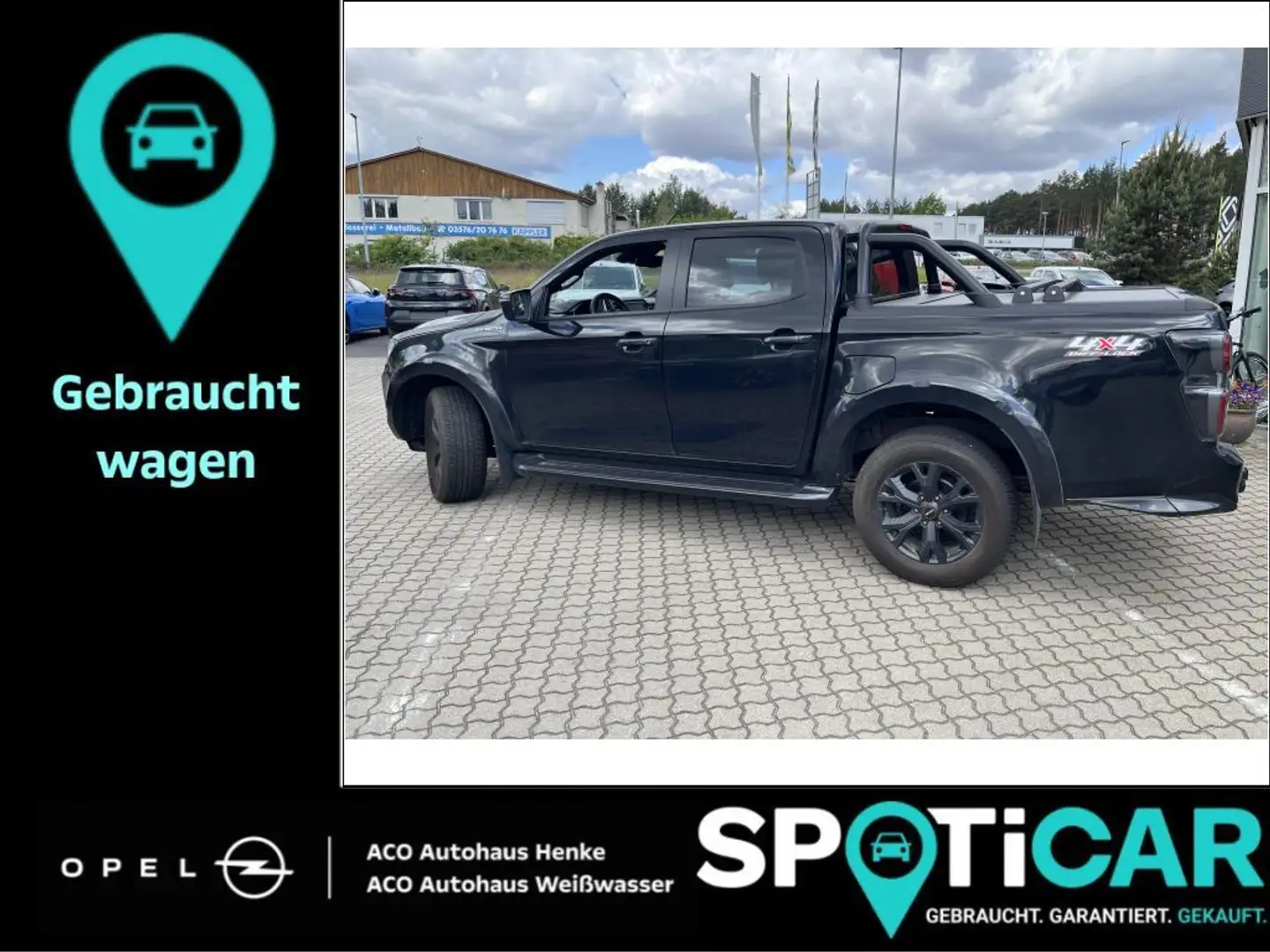 Isuzu D-Max Double Cab 4WD Autm. V-Cross Schwarz - 2