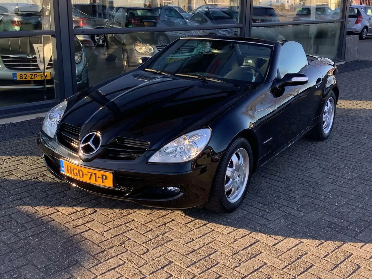 Mercedes-Benz SLK 200 K. Cruise control, airco, stoelverwarming Czarny - 2