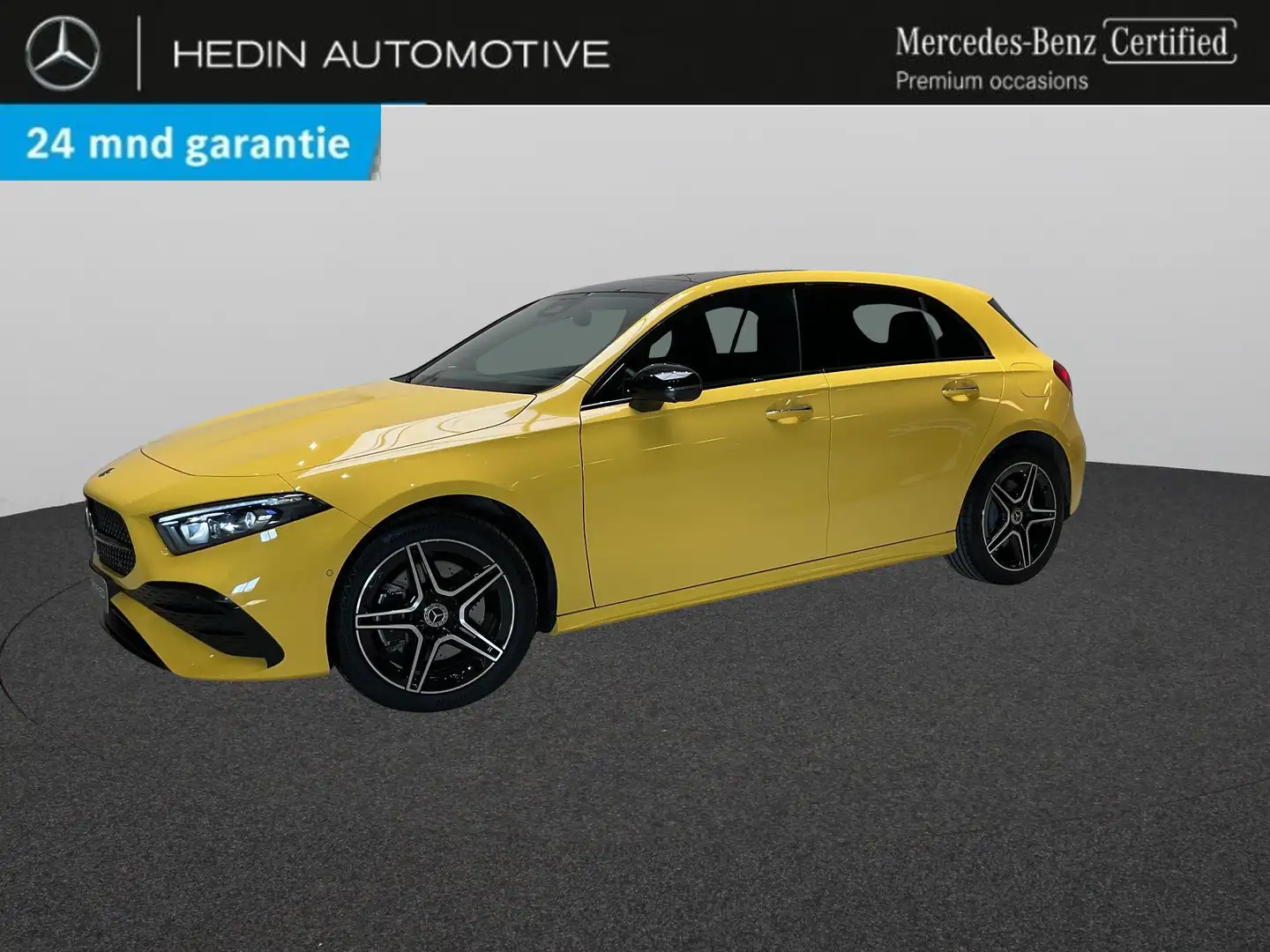 Mercedes-Benz A 250 e Hatchback AMG Line | Panoramisch Dak | Head-Up D Geel - 1