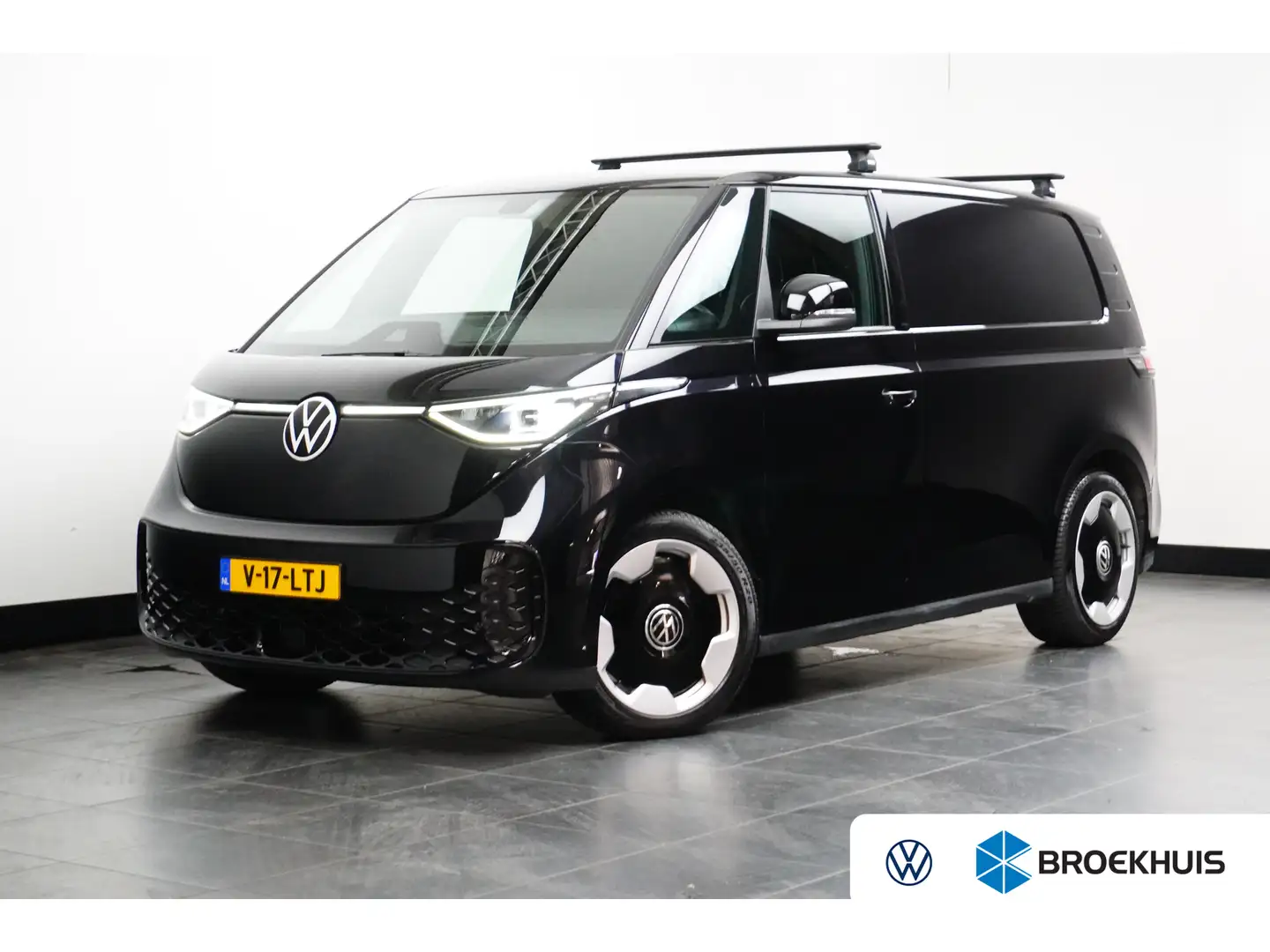 Volkswagen ID. Buzz Cargo Bulli | Trekhaak | Adaptive Cruise | IQ-Light Zwart - 1