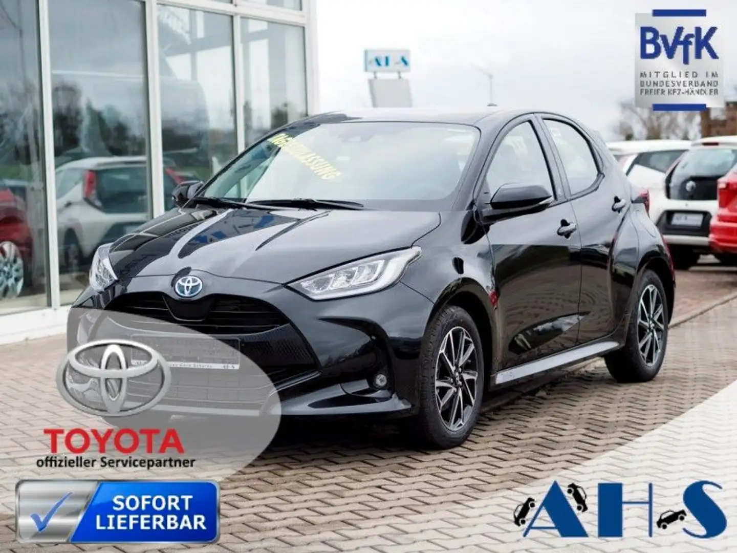 Toyota Yaris 1.5, Comfort,Klima, SHZ, Kamera, DAB, LED Negro - 1