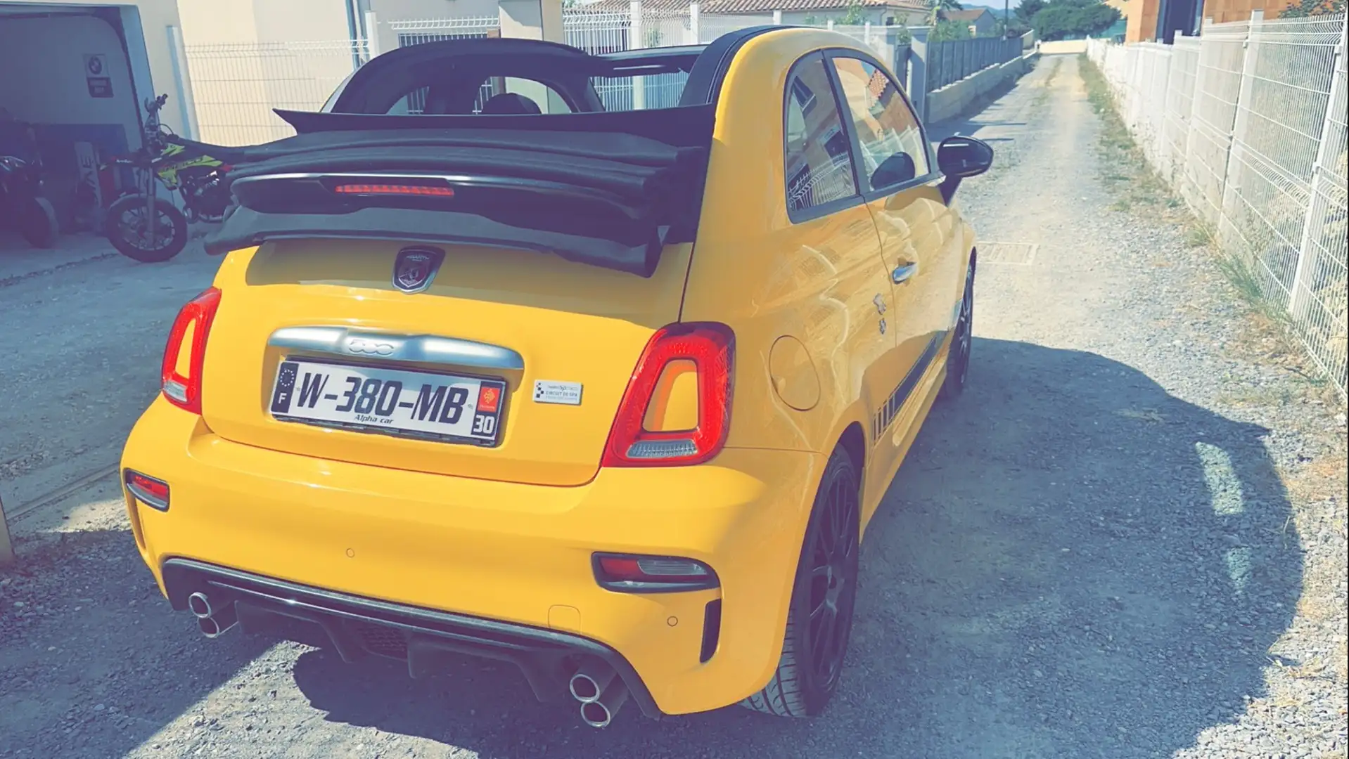 Abarth 595C 1.4 Turbo 16V T-Jet 165 ch BVM5 Pista Sarı - 2