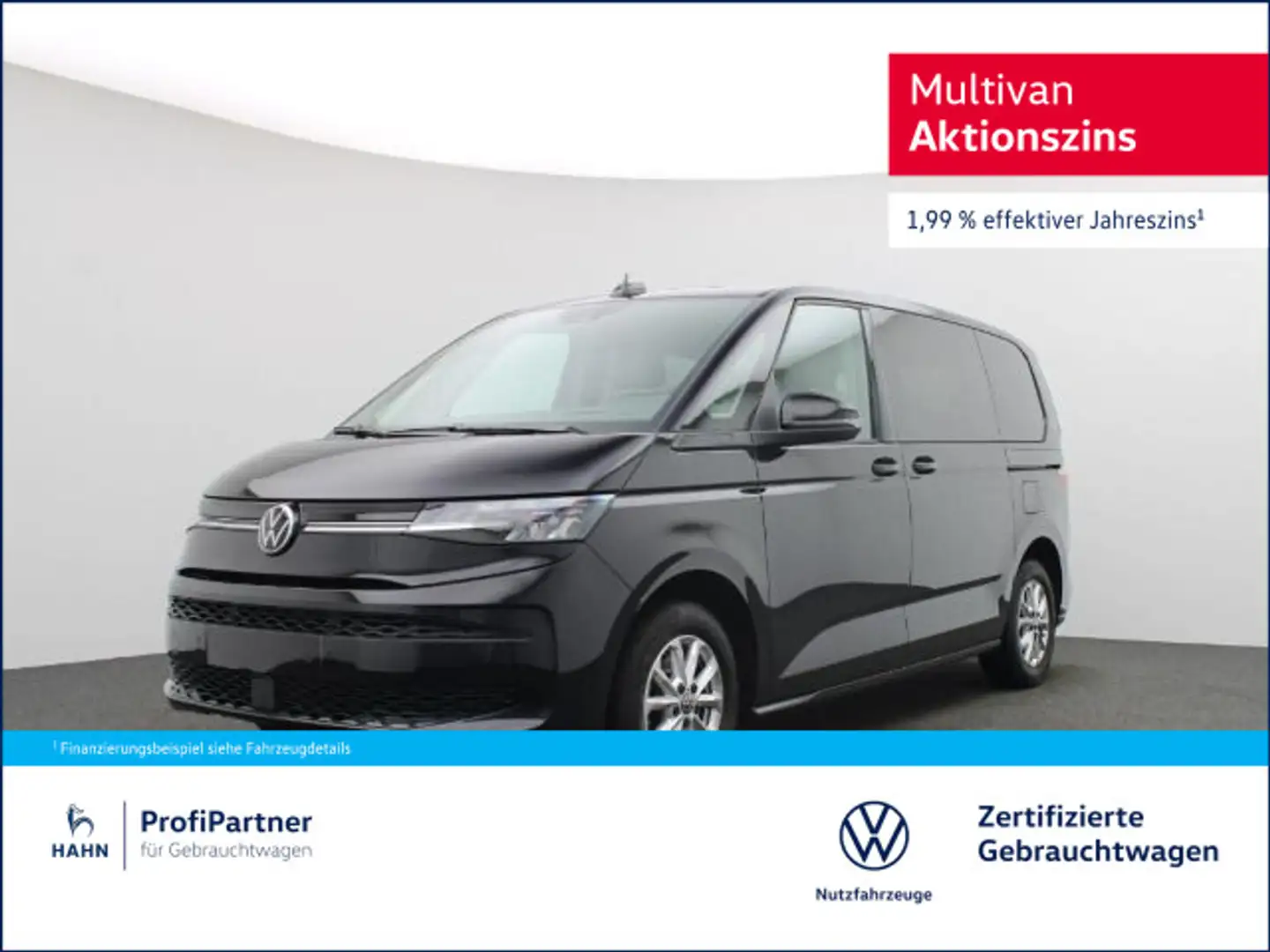 Volkswagen T7 Multivan LIFE KR 2,0TDI 110kW HEADUP NAVI AHK EP Schwarz - 1