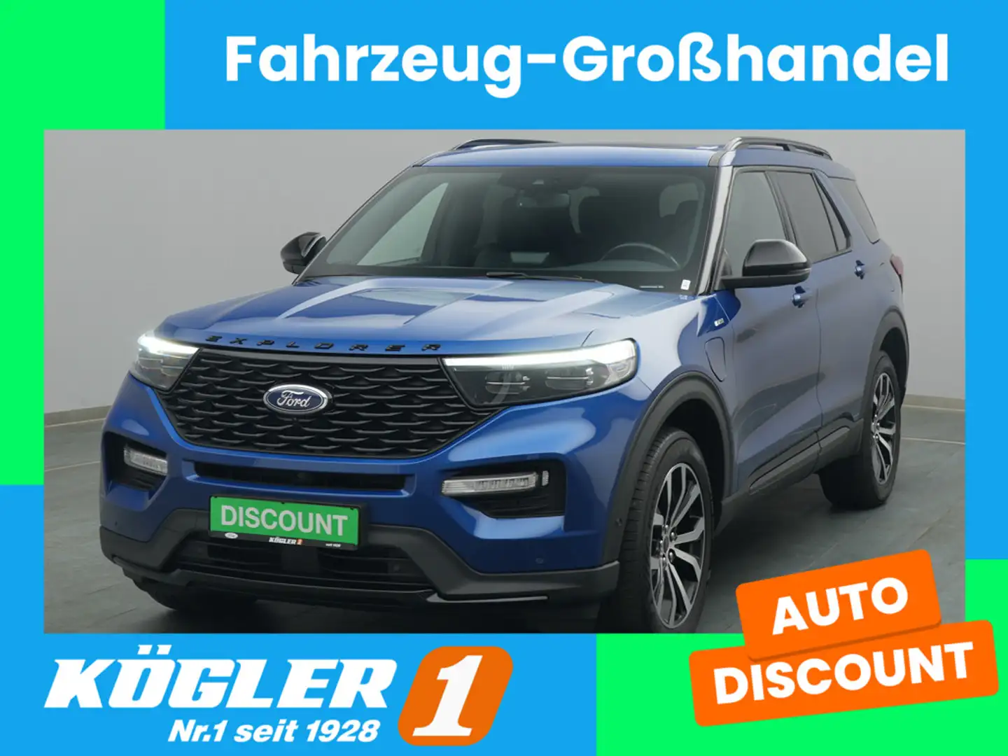 Ford Explorer ST-Line 457PS PHEV Aut.4x4/ACC/Pano Bleu - 1
