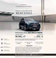 Mercedes-Benz GLE 400 KEYLESSENTRY/RÜCKFHRKAMERA/LEDSCHEINWERF