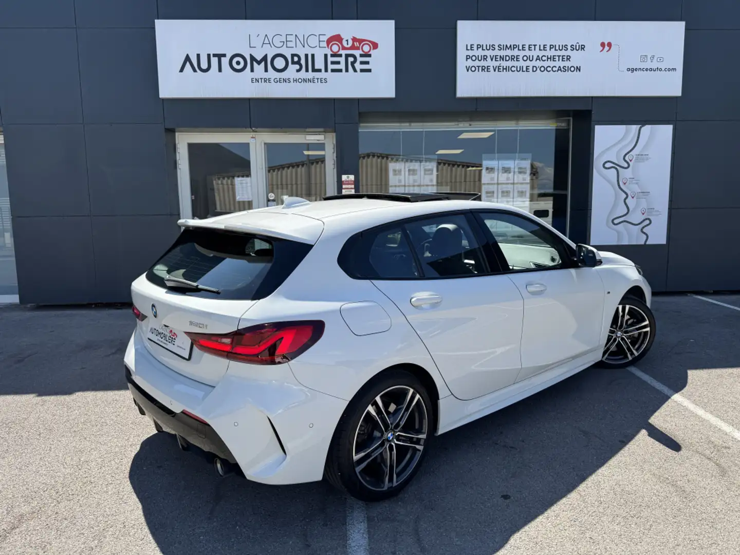 BMW 116 120ia DKG7 M Sport full équipé Blanc - 2
