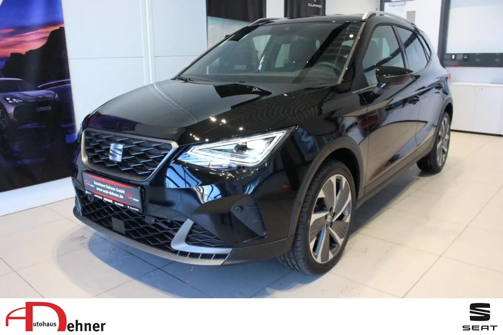 SEAT Arona FR 1.0 TSI DSG RKAM+LED+ACC+CARPLAY+NAVI Klima Schwarz - 1