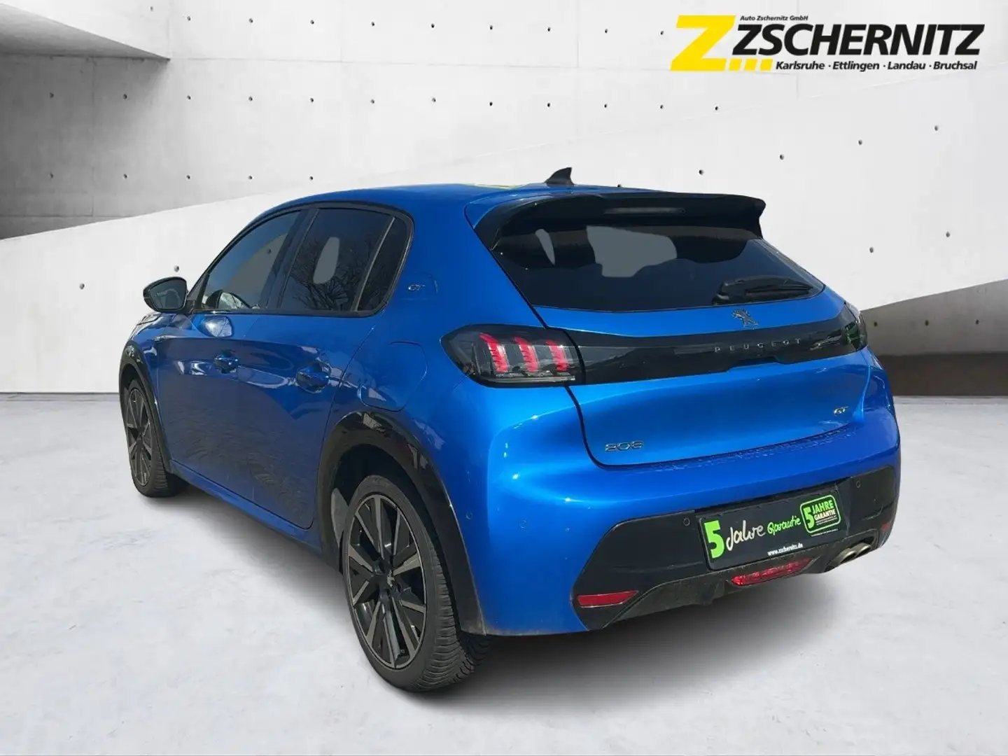Peugeot 208 1.2 130 GT Automatik Navi KAM KlimaA Leder Bleu - 2