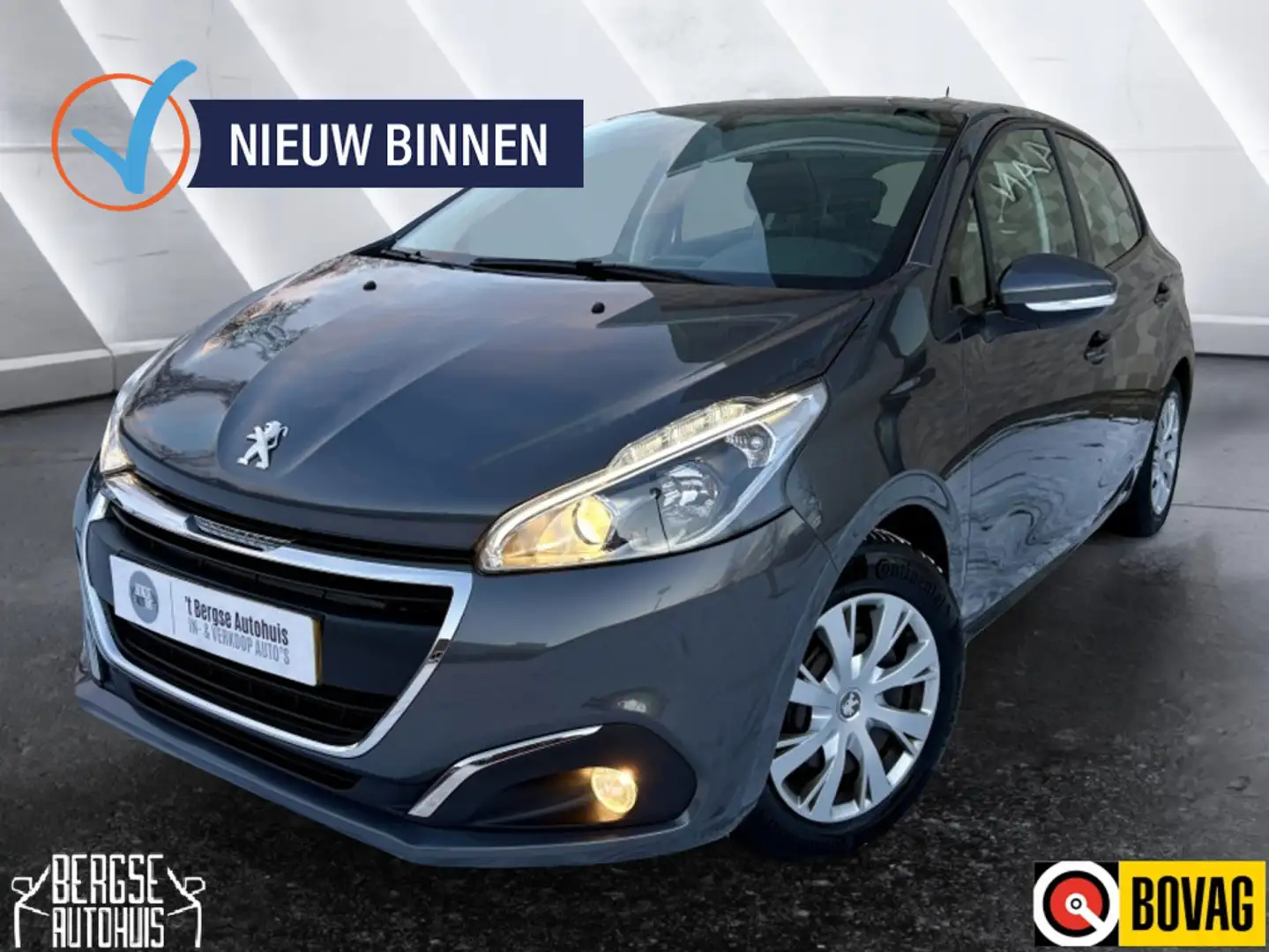 Peugeot 208 1.2 PureT. BL Active Cruise Airco Nap Grau - 1