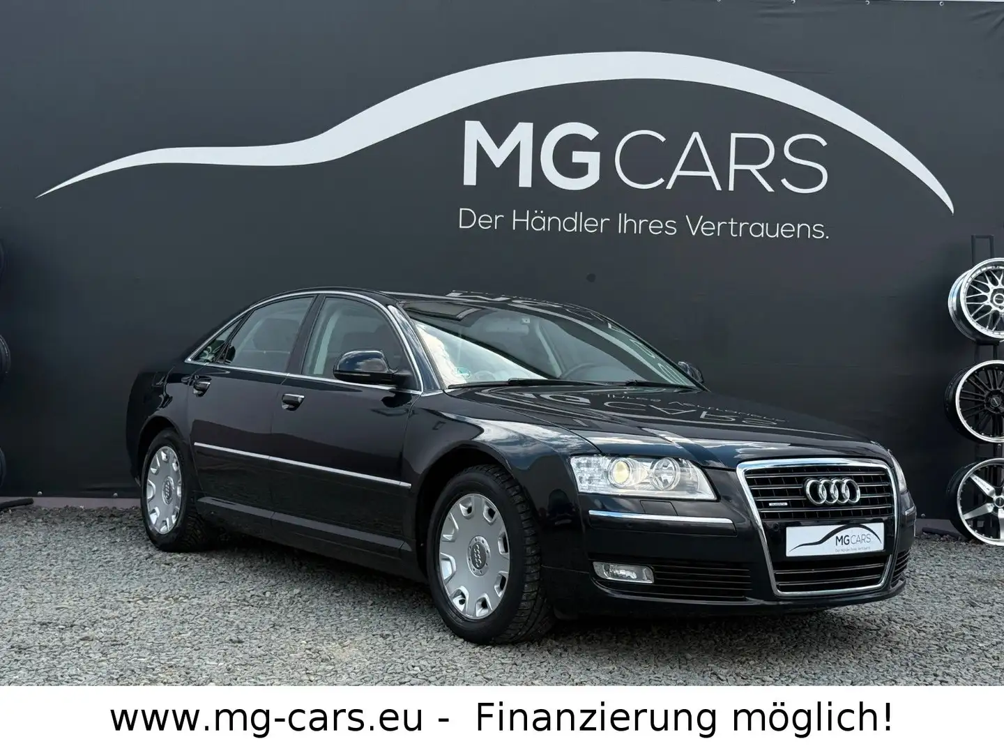 Audi A8 4.2 V8 FSI~Quattro~Lück.Service~1.Hand~Top! Negro - 2