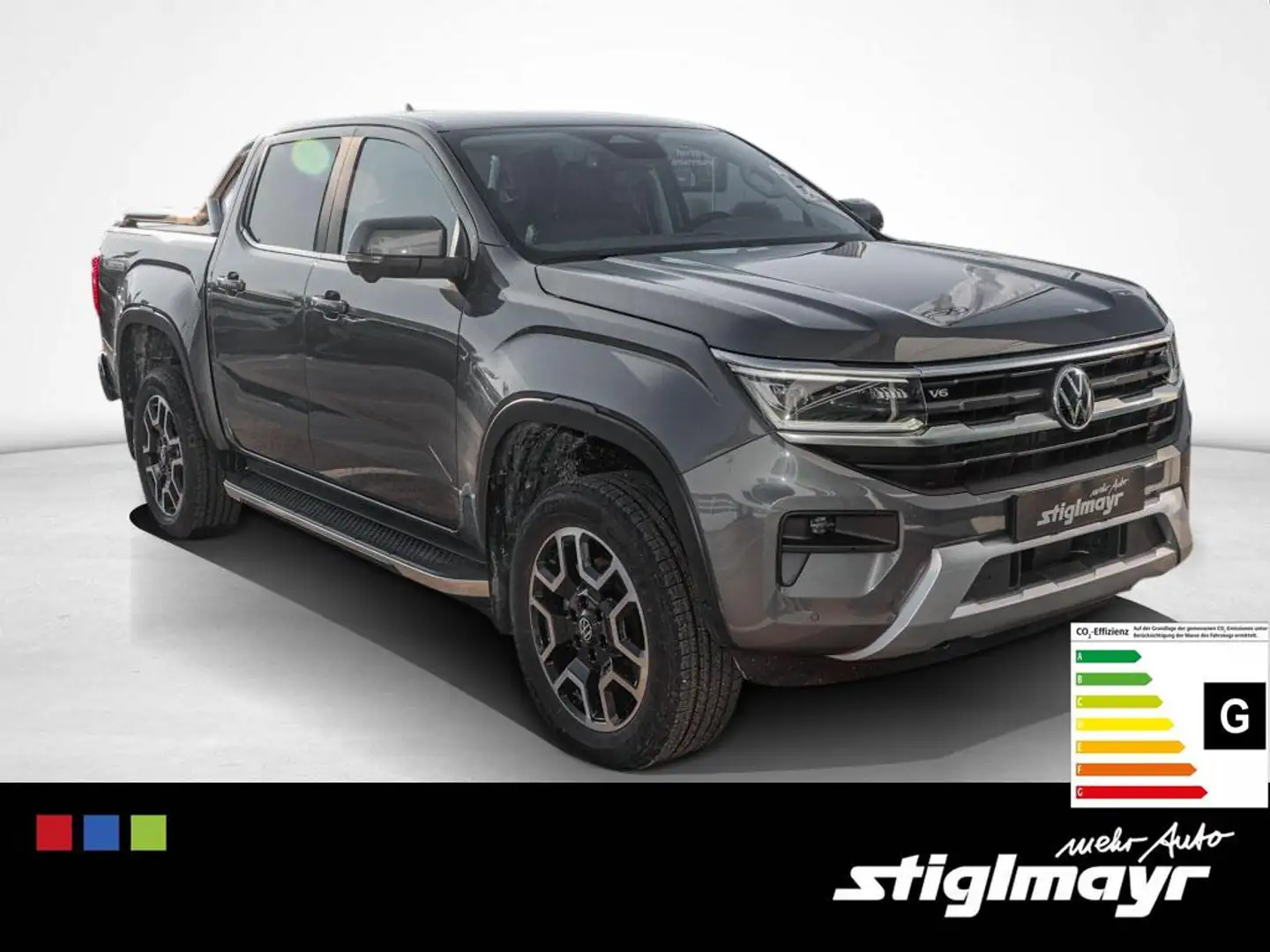 Volkswagen Amarok Style 3.0 TDI AHK, Standhzg, Styling Bar Grau - 1
