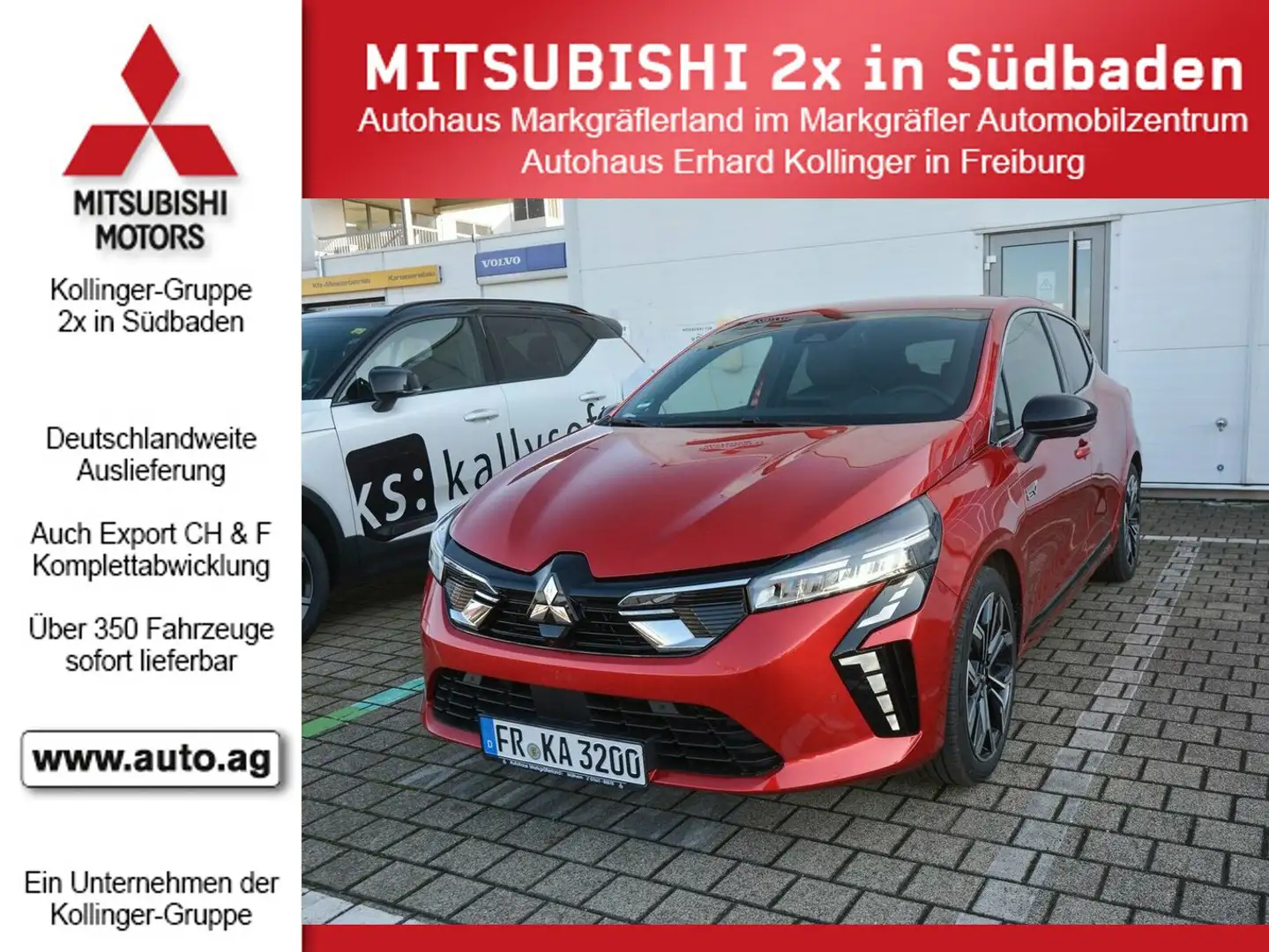 Mitsubishi Colt HYBRID TOP AUT. LKA*RCTA*BSW*TSR Rouge - 1