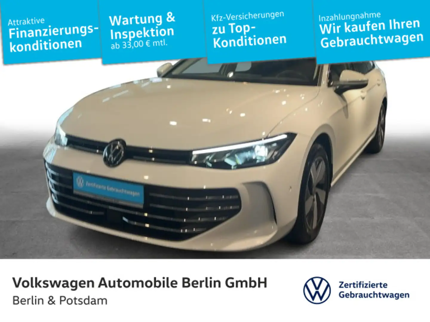 Volkswagen Passat Variant 1.5eTSI DSG NAVI AHK MASSAGE LED Weiß - 1