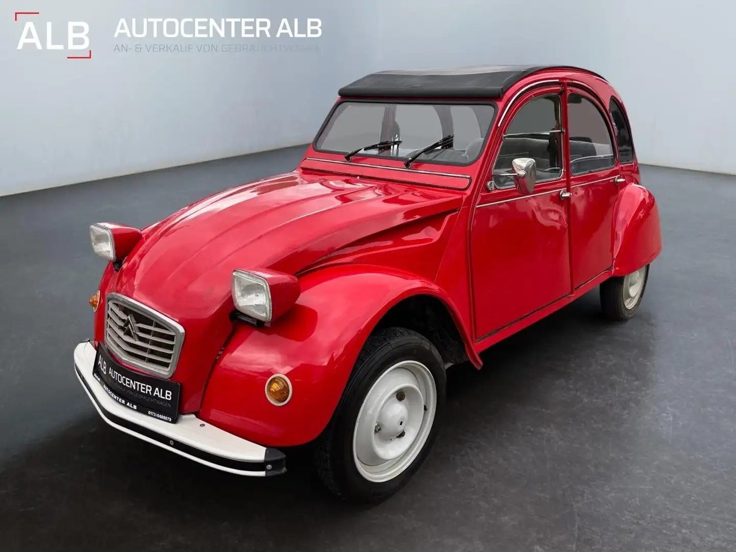 Citroen 2CV 2CV Ente Cabrio/OLDTIMER/SEHR SAUBER/ Rot - 1