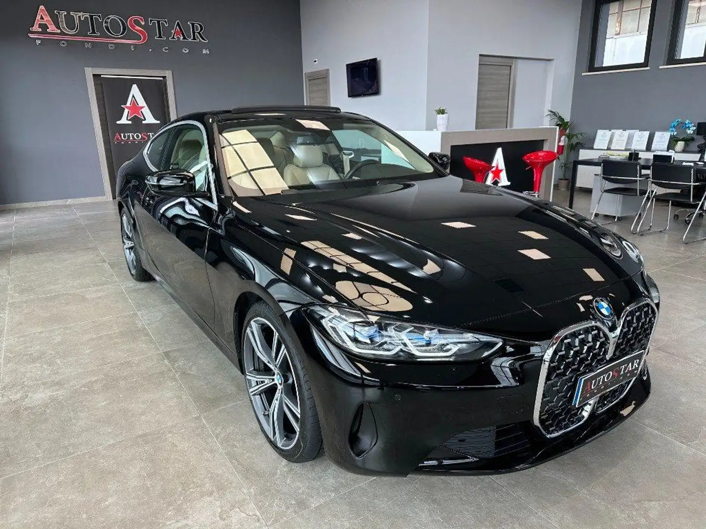 BMW 420 420d Coupe mhev 48V xdrive Msport auto Nero - 1