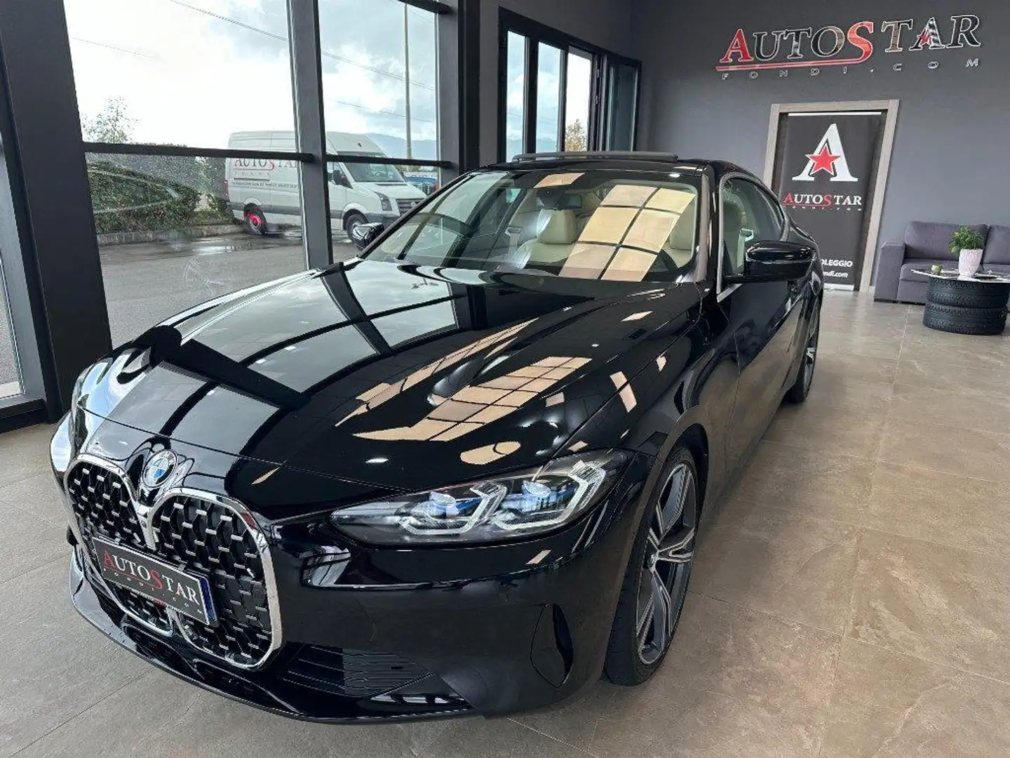 BMW 420 420d Coupe mhev 48V xdrive Msport auto Nero - 2